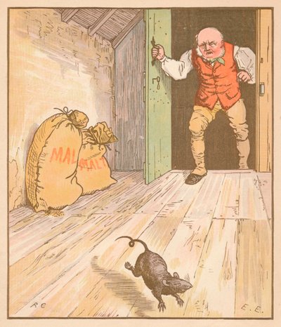 The Rat Ate the Malt... by Randolph Caldecott