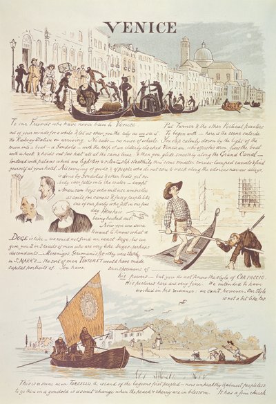 Venice, with Cartoon Sketches by Randolph Caldecott