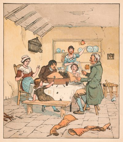When the Pie was opened, The Birds began to sing, 1880 by Randolph Caldecott