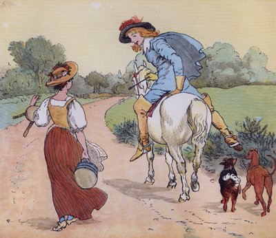 Where are you going, my Pretty Maid? (Illustration by Randolph Caldecott) by Randolph Caldecott