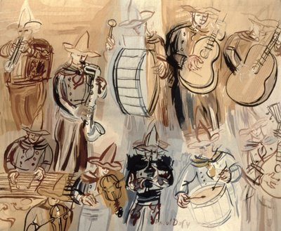 Mexican Orchestra by Raoul (after) Dufy