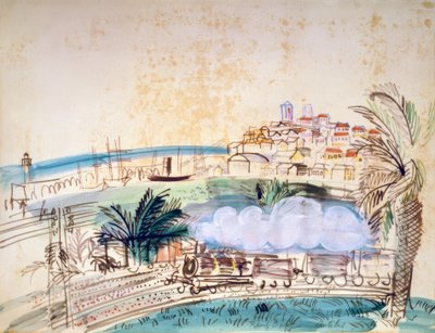 Antibes, The Railway by Raoul Dufy