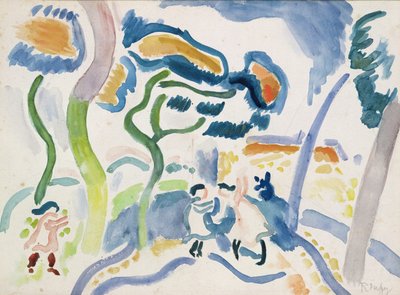 Children Playing by Raoul Dufy