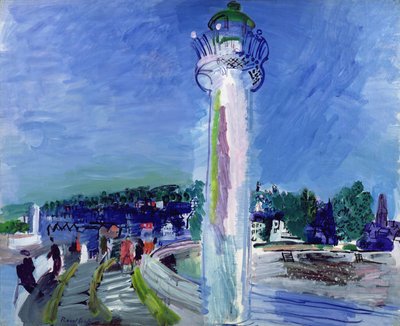 Honfleur, the Jetty and the Lighthouse, c.1935 by Raoul Dufy