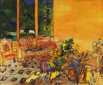 Interior, Vernet les Bains by Raoul Dufy