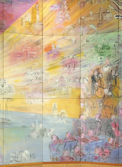 The Electricity Fairy (detail) by Raoul Dufy