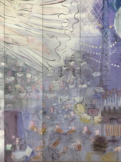 The Electricity Fairy (detail) by Raoul Dufy