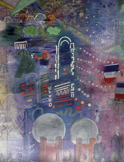 The Electricity Fairy (detail) by Raoul Dufy