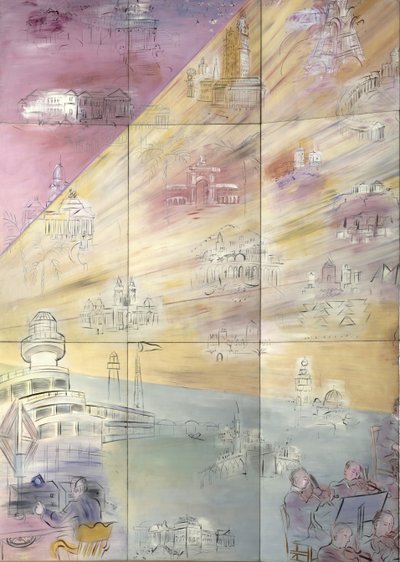The Electricity Fairy (detail) by Raoul Dufy