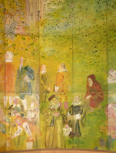 The Fairy Electricity (detail) by Raoul Dufy