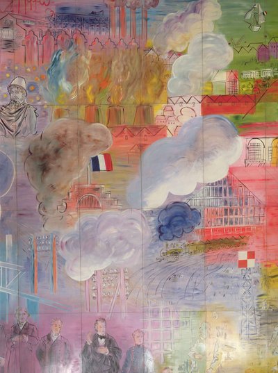 The Fairy Electricity (detail) by Raoul Dufy