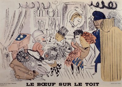 Le Boeuf sur le Toit, Illustration from the First Issue of 