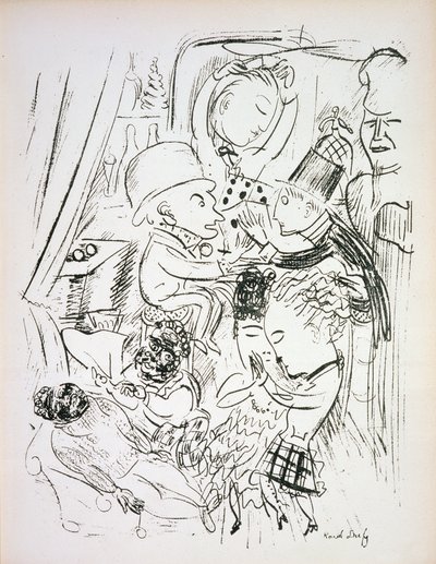 The Ox on the Roof or The Nothing Doing Bar, Darius Milhaud Instrumental Music by Raoul Dufy