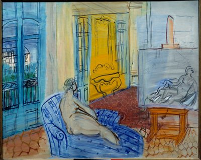 Model at the Workshop, 20th Century by Raoul Dufy