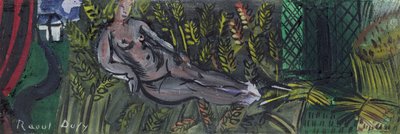 Nymph Reclining in the Wheat by Raoul Dufy