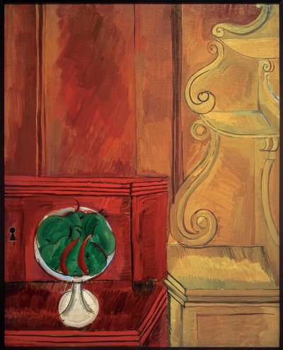 Pear Compote and Console by Raoul Dufy
