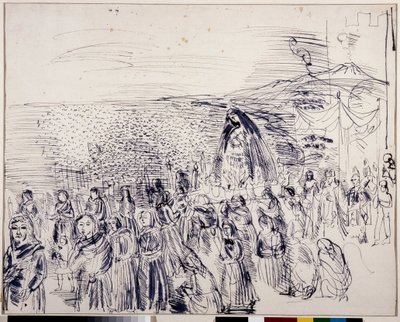 Procession in Naples by Raoul Dufy