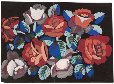 Red and Pink Roses by Raoul Dufy