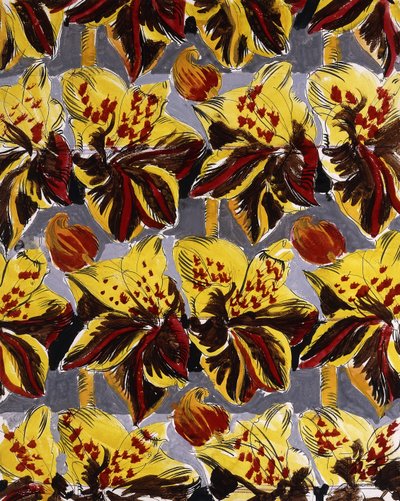 Red and Yellow Flowers by Raoul Dufy