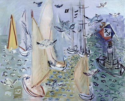 Regattas with the Gulls by Raoul Dufy