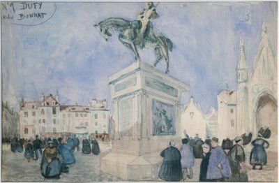 Square in Falaise by Raoul Dufy