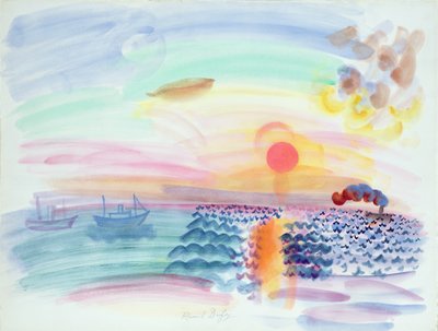 Sunset by Raoul Dufy