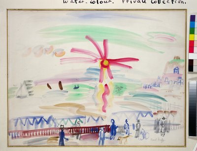 Sunset at Sainte-Adresse, c.1924 by Raoul Dufy
