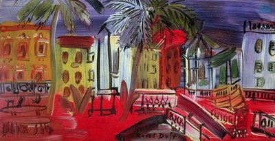 The Bandstand in the Square, Hyeres by Raoul Dufy