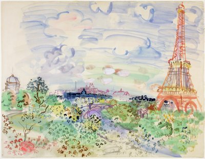 The Eiffel Tower, c.1935 by Raoul Dufy