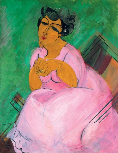 The Lady in Pink by Raoul Dufy