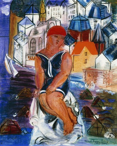 The Little Bather at Saint-Adresse by Raoul Dufy