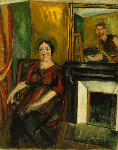 The Painter and his Model by Raoul Dufy