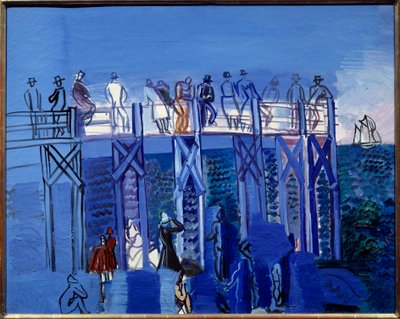 The Pier and the Beach at Le Havre by Raoul Dufy