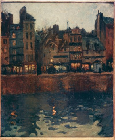 The Port of Le Havre at Dusk by Raoul Dufy