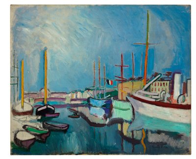 The Port of Le Havre, c.1905-1906 by Raoul Dufy
