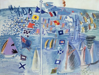 The Regatta at Cowes by Raoul Dufy