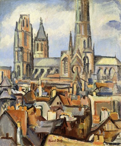 The Roofs of Rouen by Raoul Dufy