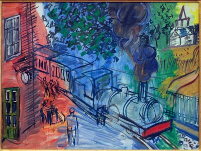 Train to the Station by Raoul Dufy
