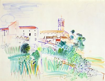 Village in Provence by Raoul Dufy