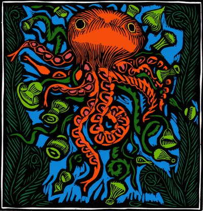 Zoology / Marine Life / Octopus by Raoul Dufy