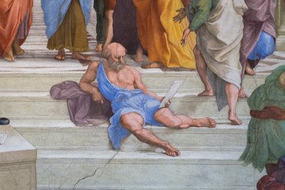 Diogenes of Sinope (detail) by Raphael (1483 1520)