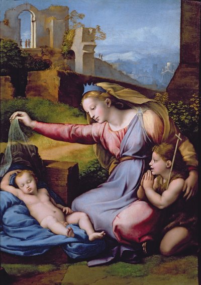 The Madonna of the Blue Diadem or The Madonna of the Veil by Raphael