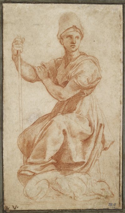 Allegorical Female Figure; Allegory of Faith by Raphael