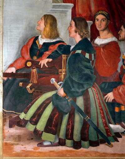 Papal Bearers (detail) by Raphael