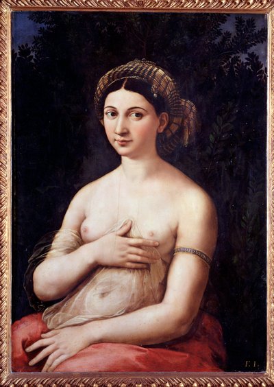 Portrait of a Young Lady (La Fornarina) by Raphael