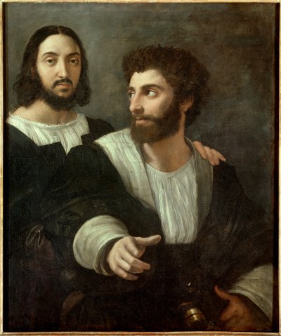Portrait of the Artist with a Friend by Raphael