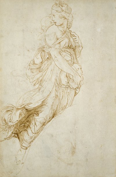 Study for the Figure of Melpomene by Raphael