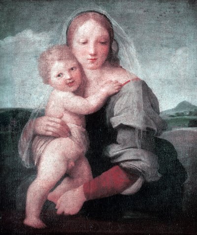 The Madonna and Child (Madonna of the tower) by Raphael