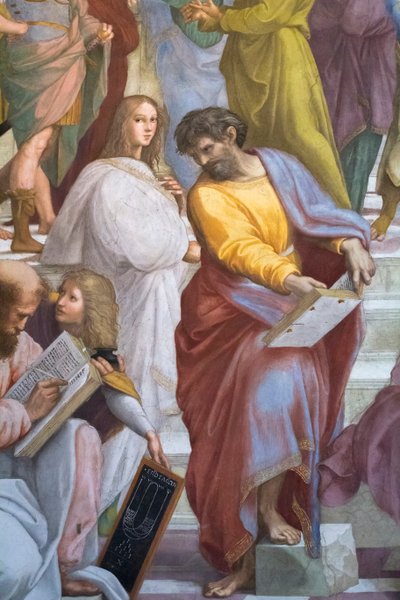 The School of Athens (detail of Parmenides) by Raphael (1483 1520)