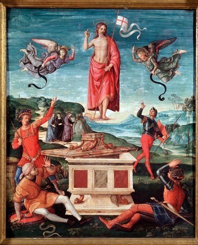 The resurrection by Raphael